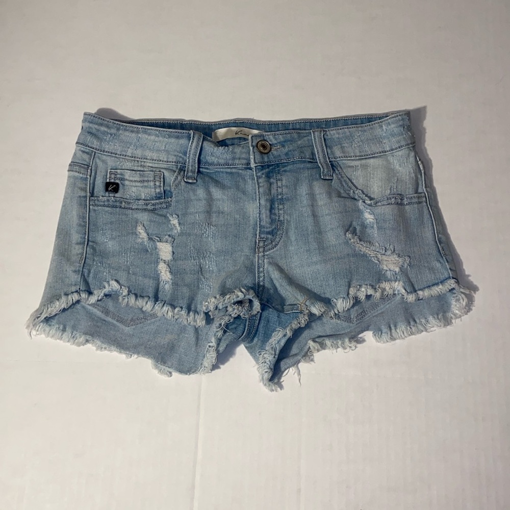 KanCan Women’s Size 26 Distressed Denim Jean Shorts